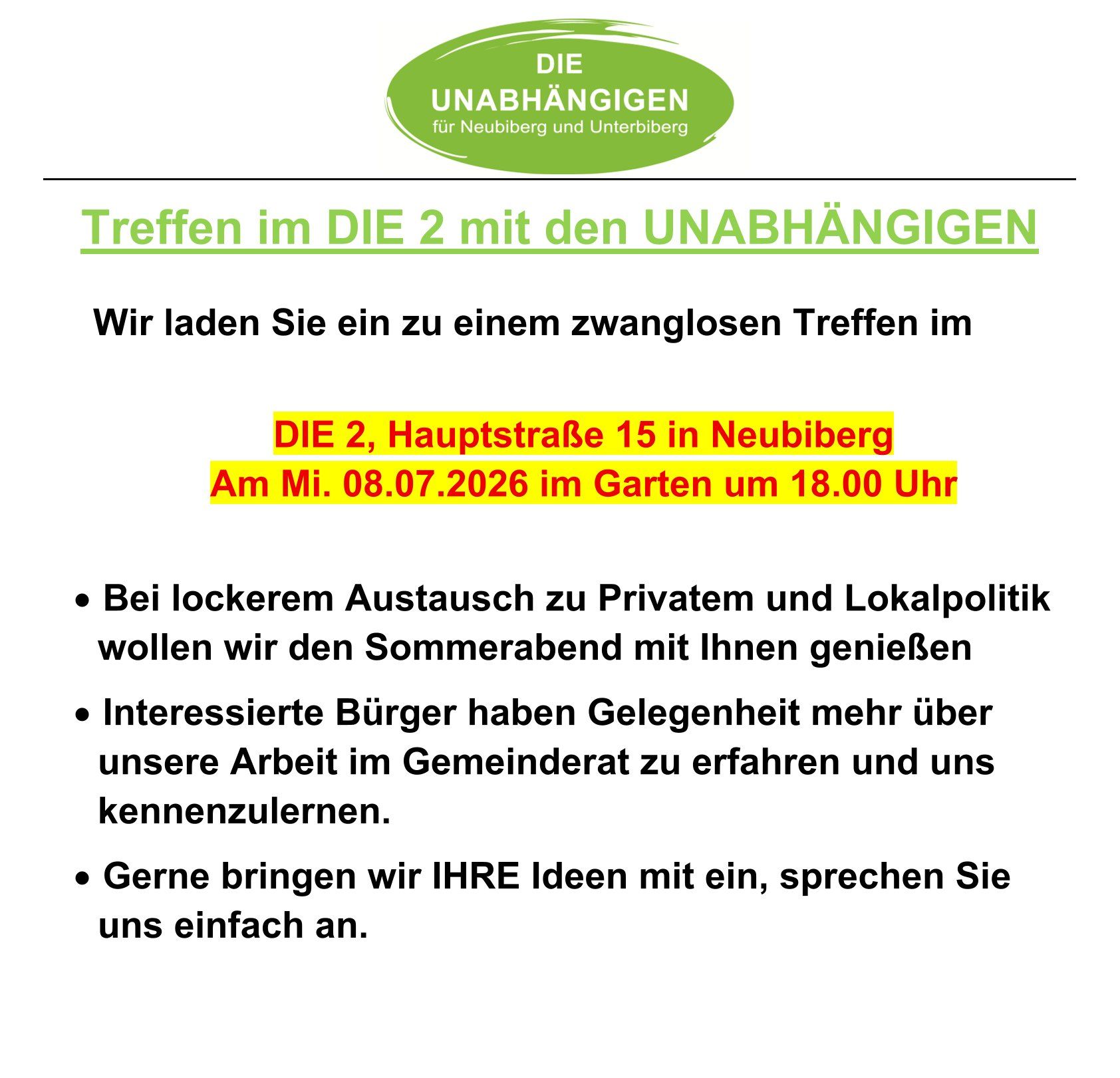 Neubiberg diskutiert